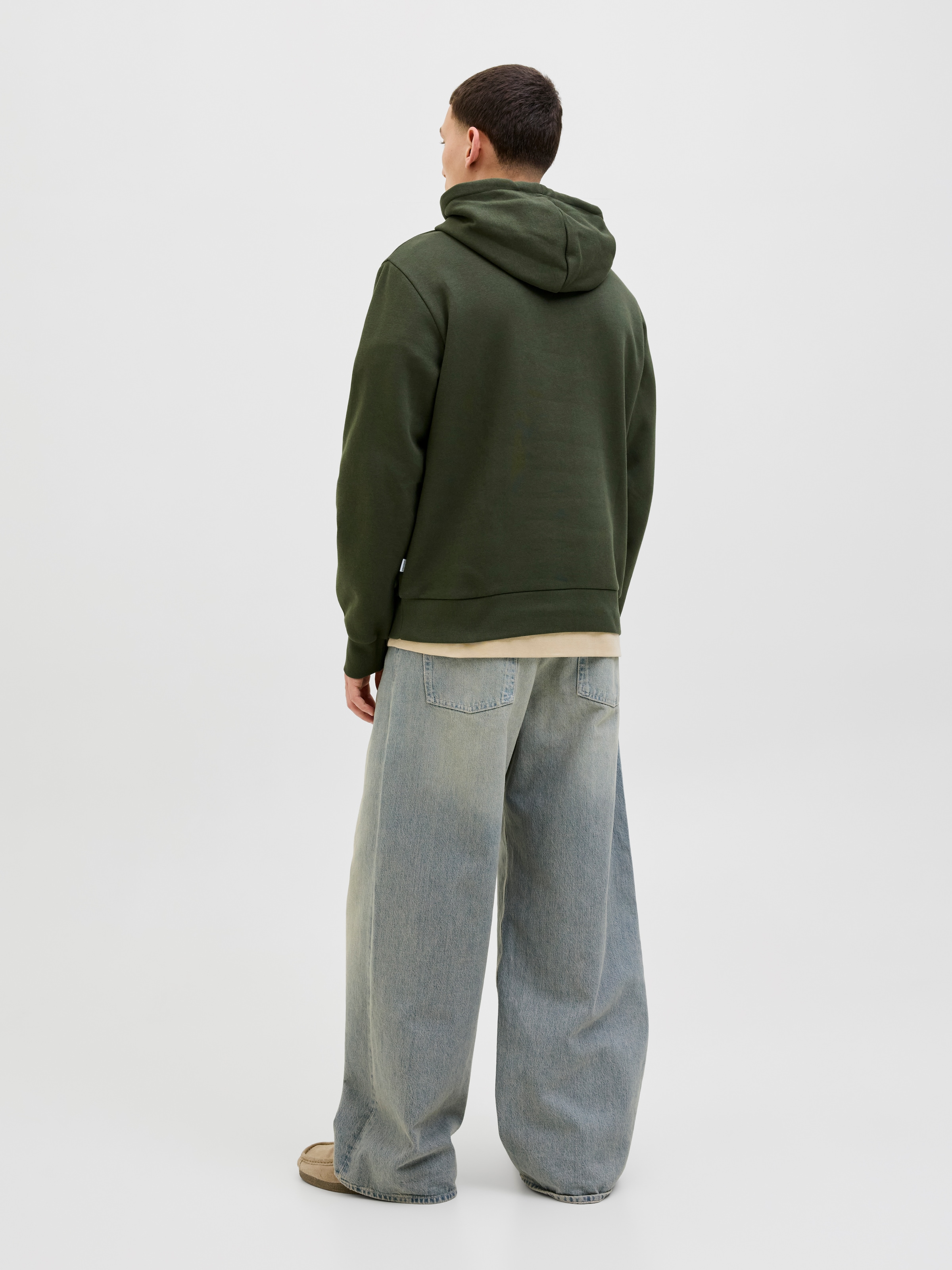 Jack & Jones Kapuzensweatshirt »JJELOGO SWEAT HOOD 2 COL 25/26 NOOS«, mit stylischem Print