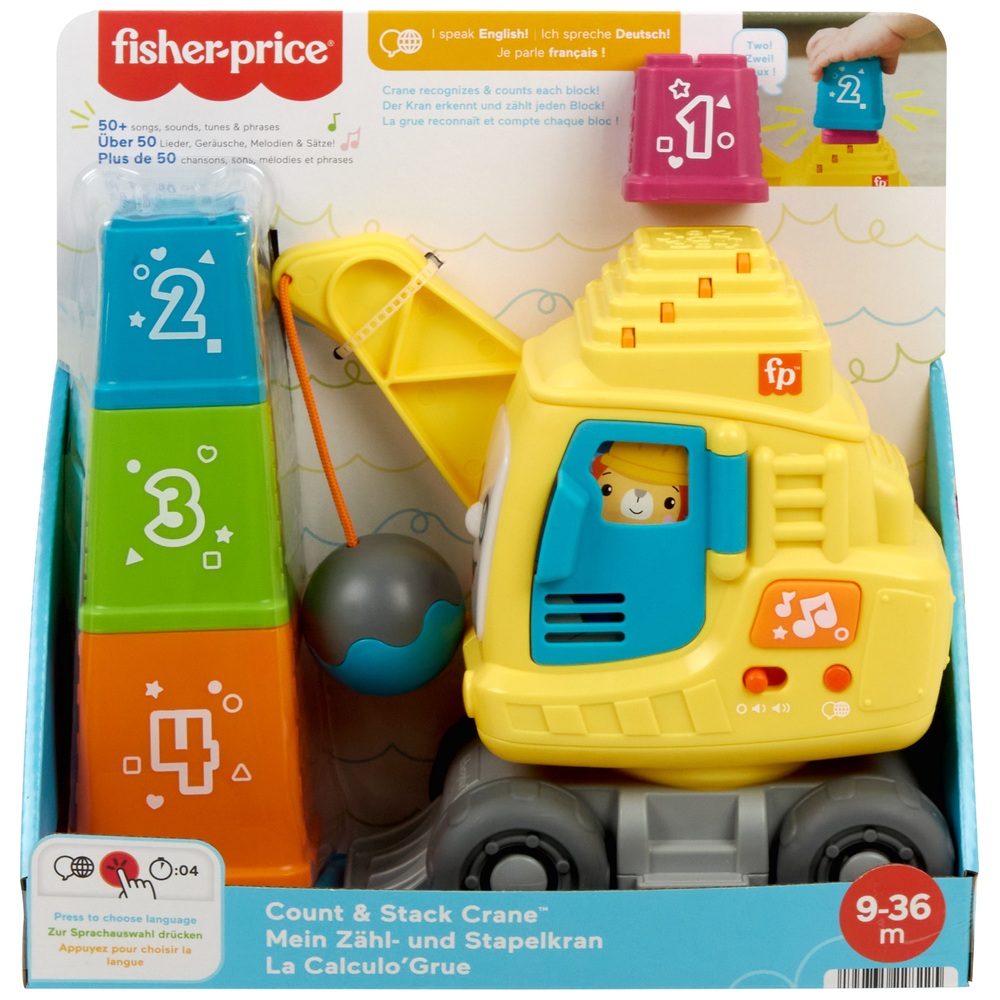Fisher-Price Zähl- und Stapelkran