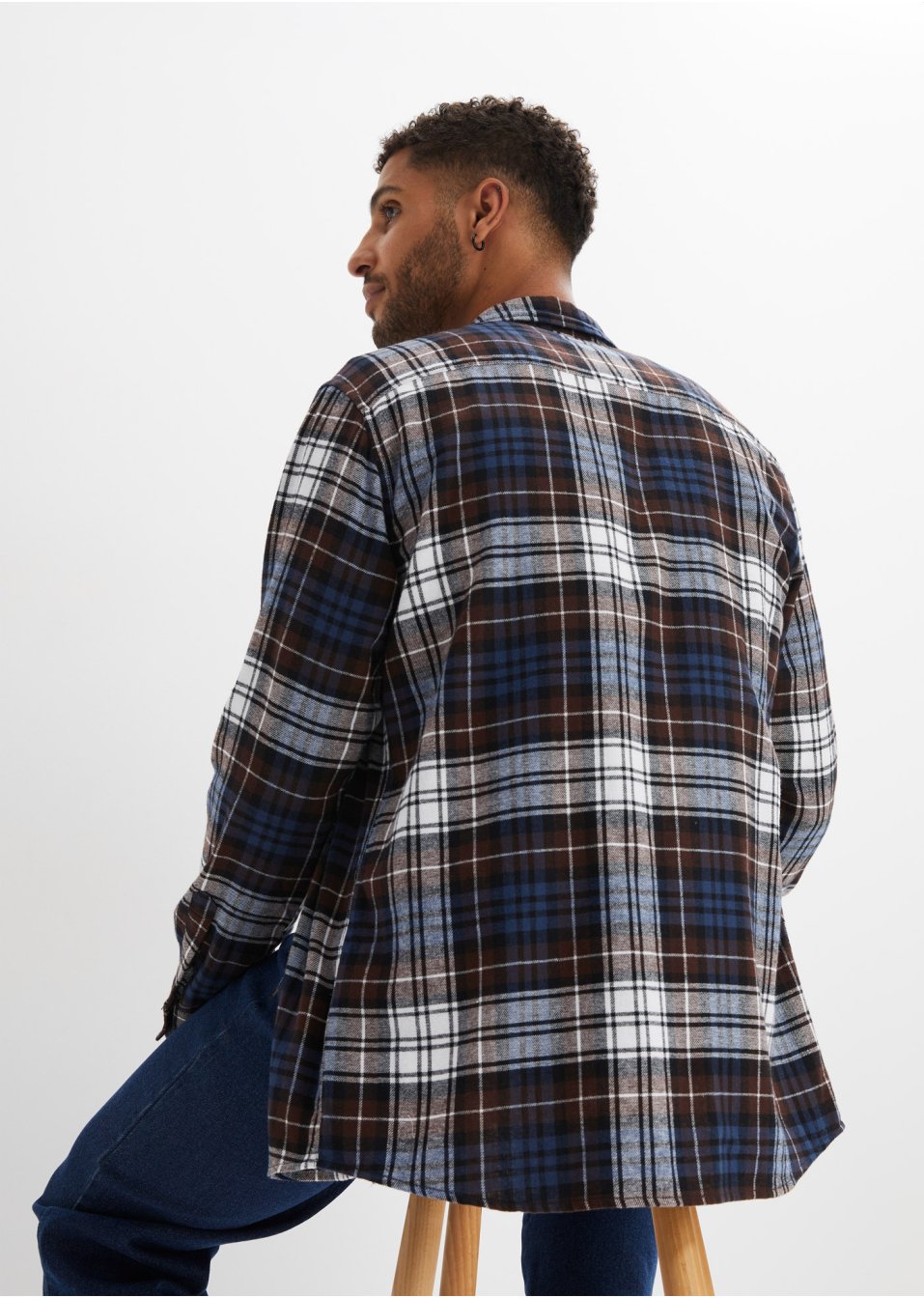 Chemise manches longues en flanelle
