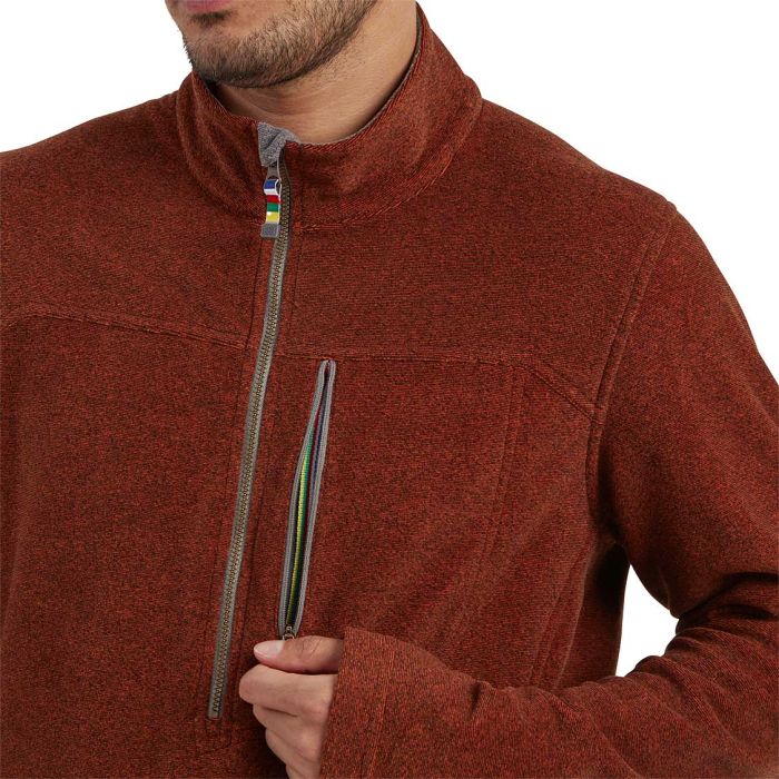 Rolpa Eco Zip Tee Men fleece
