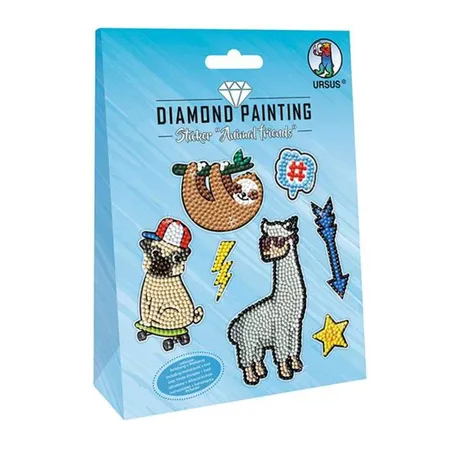 URSUS Diamond Painting Sticker Animal friends