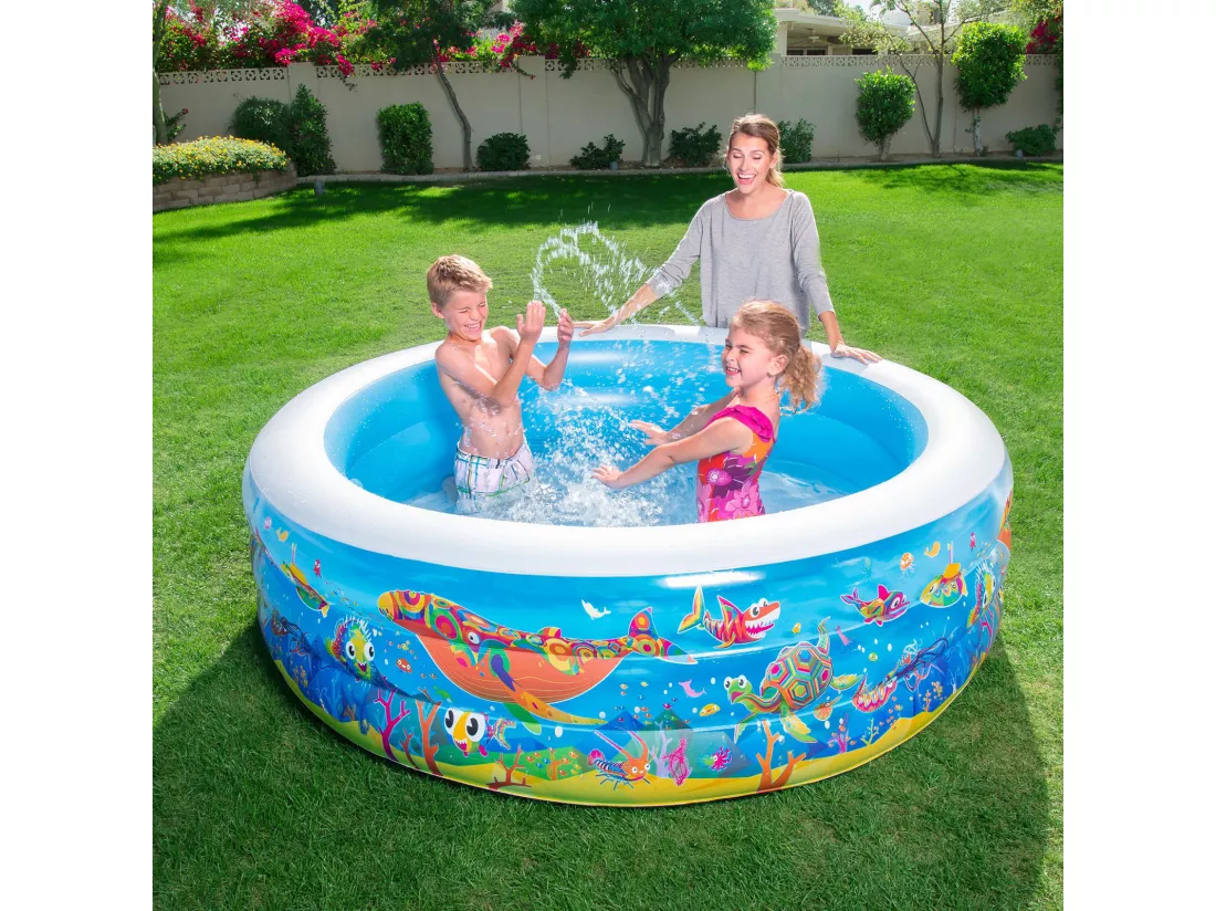 Piscine Gonflable pour Enfants Bestway Play Aquarium 196x53 cm