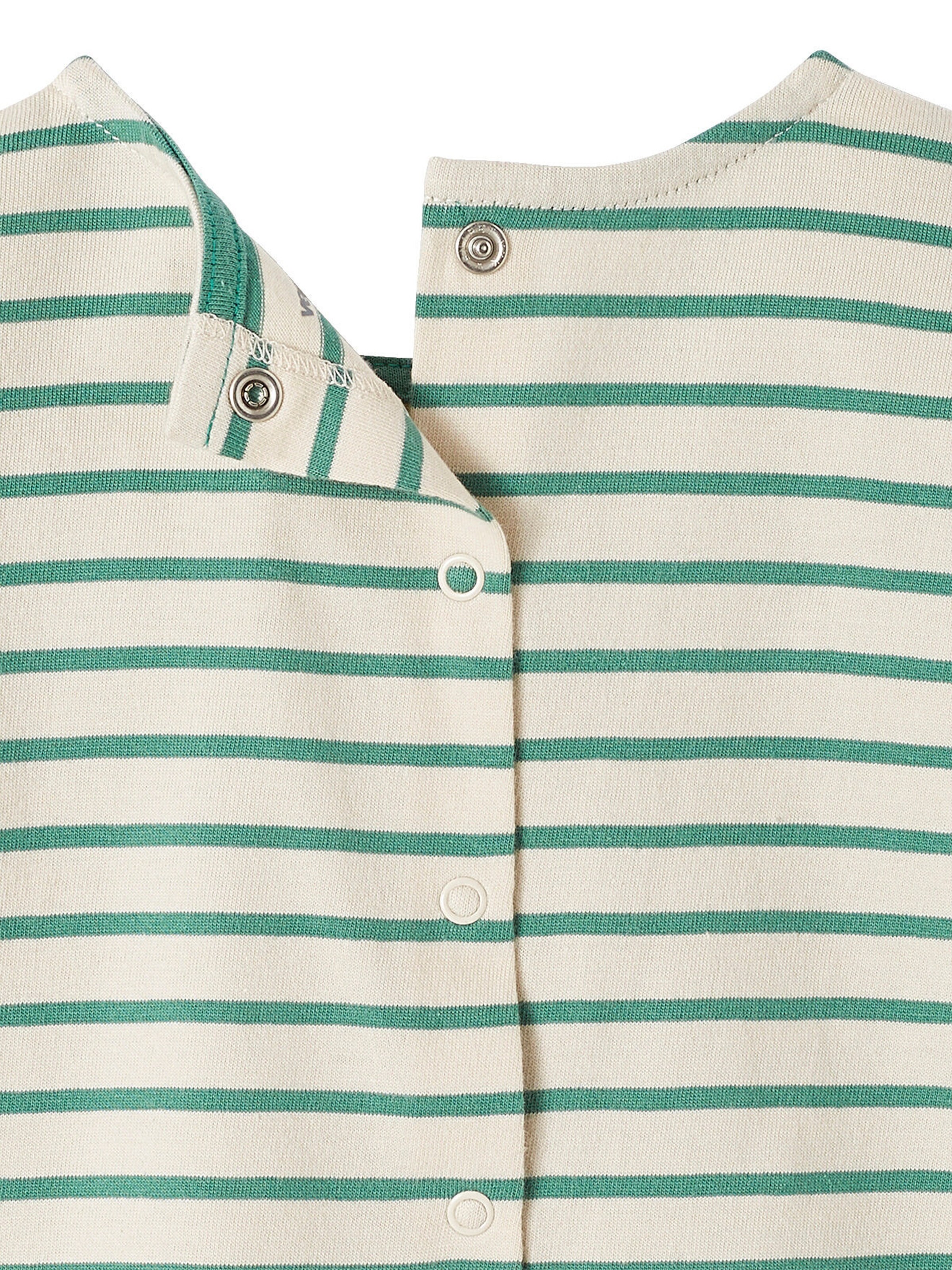 Vertbaudet Baby Ringelshirt grün gestreift