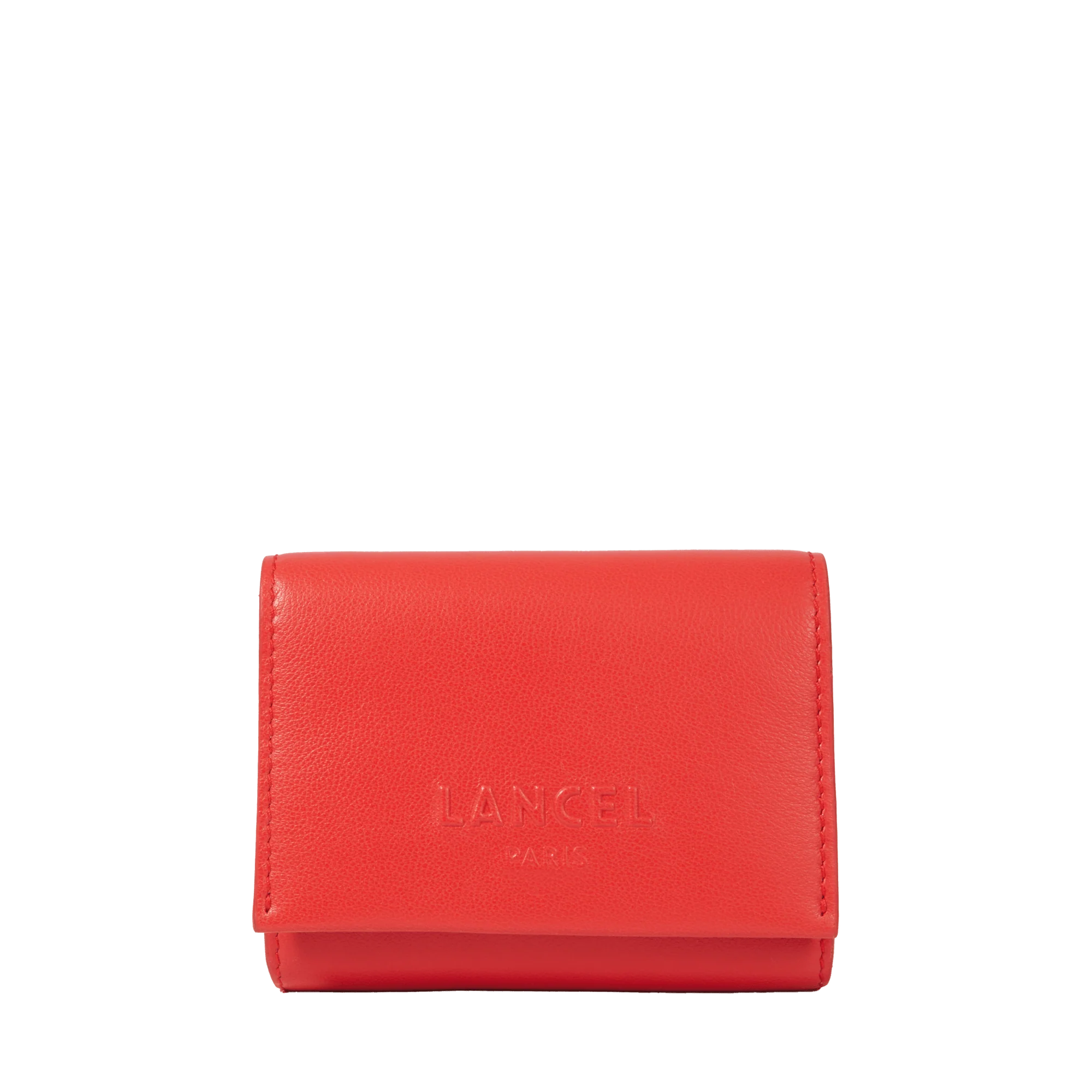 Mini flap wallet Billie de Lancel-Tomate
