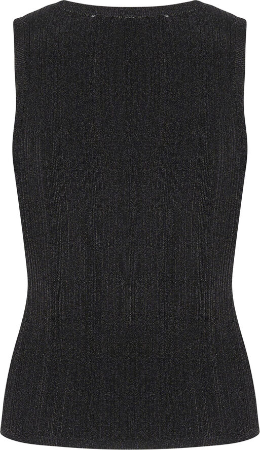 Gestuz SilviGZ rib sl top Black