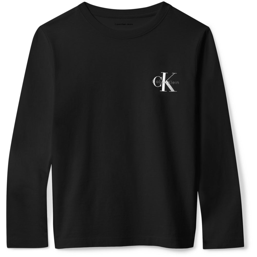 Køb Calvin Klein Ck Black Chest Monologo Ls T-Shirt