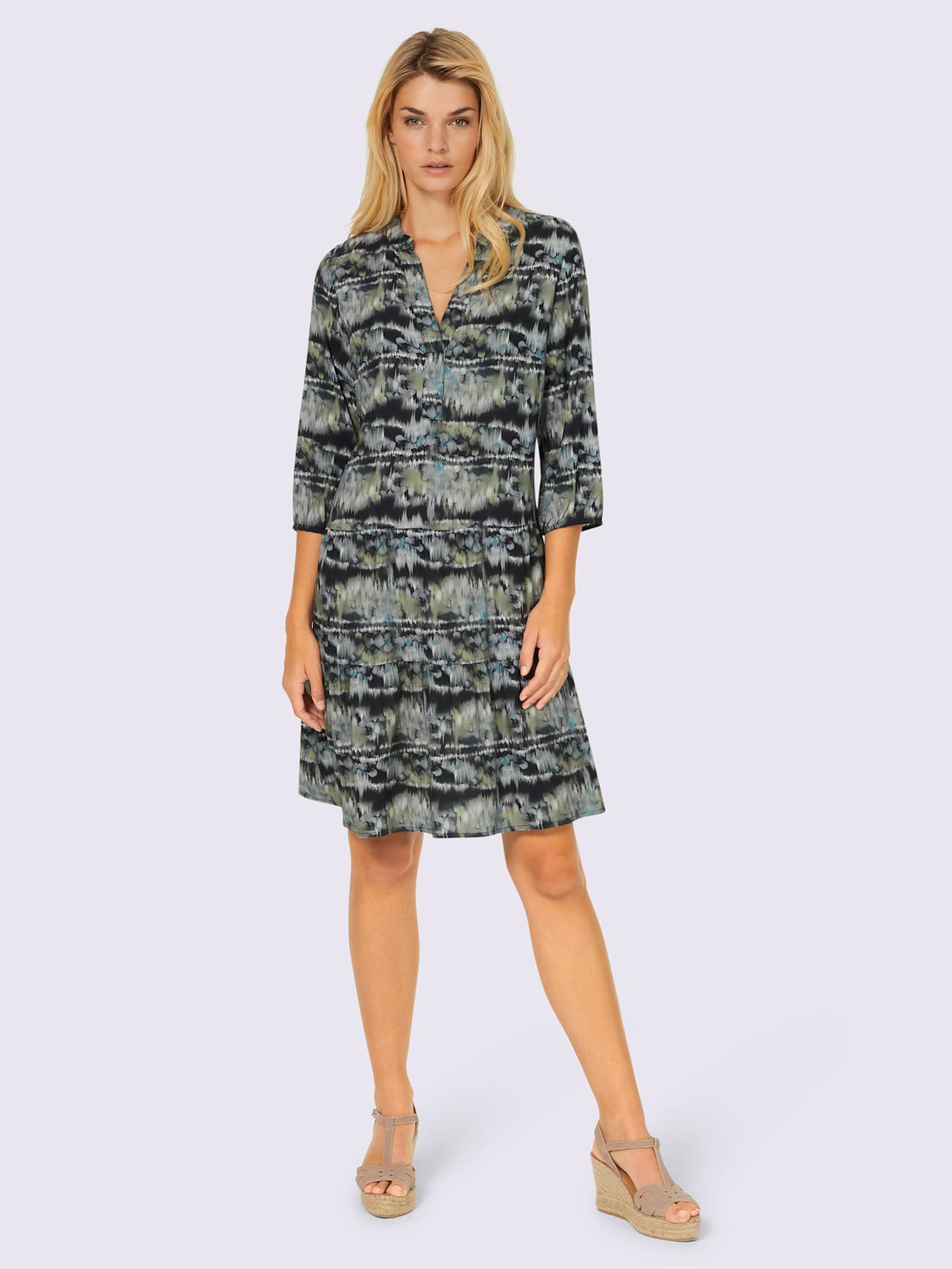 Robe imprimée qualité tissée