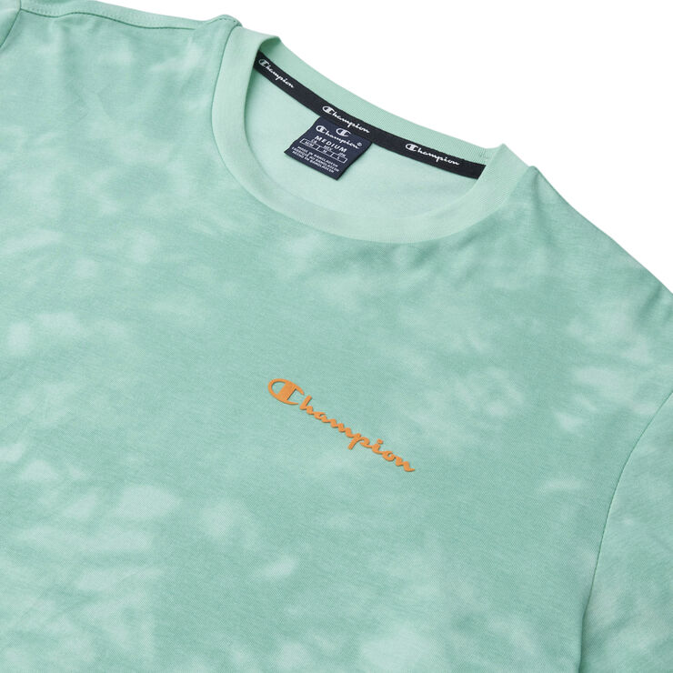 Champion Tie-Dye Small Script Logo T-shirt Blå