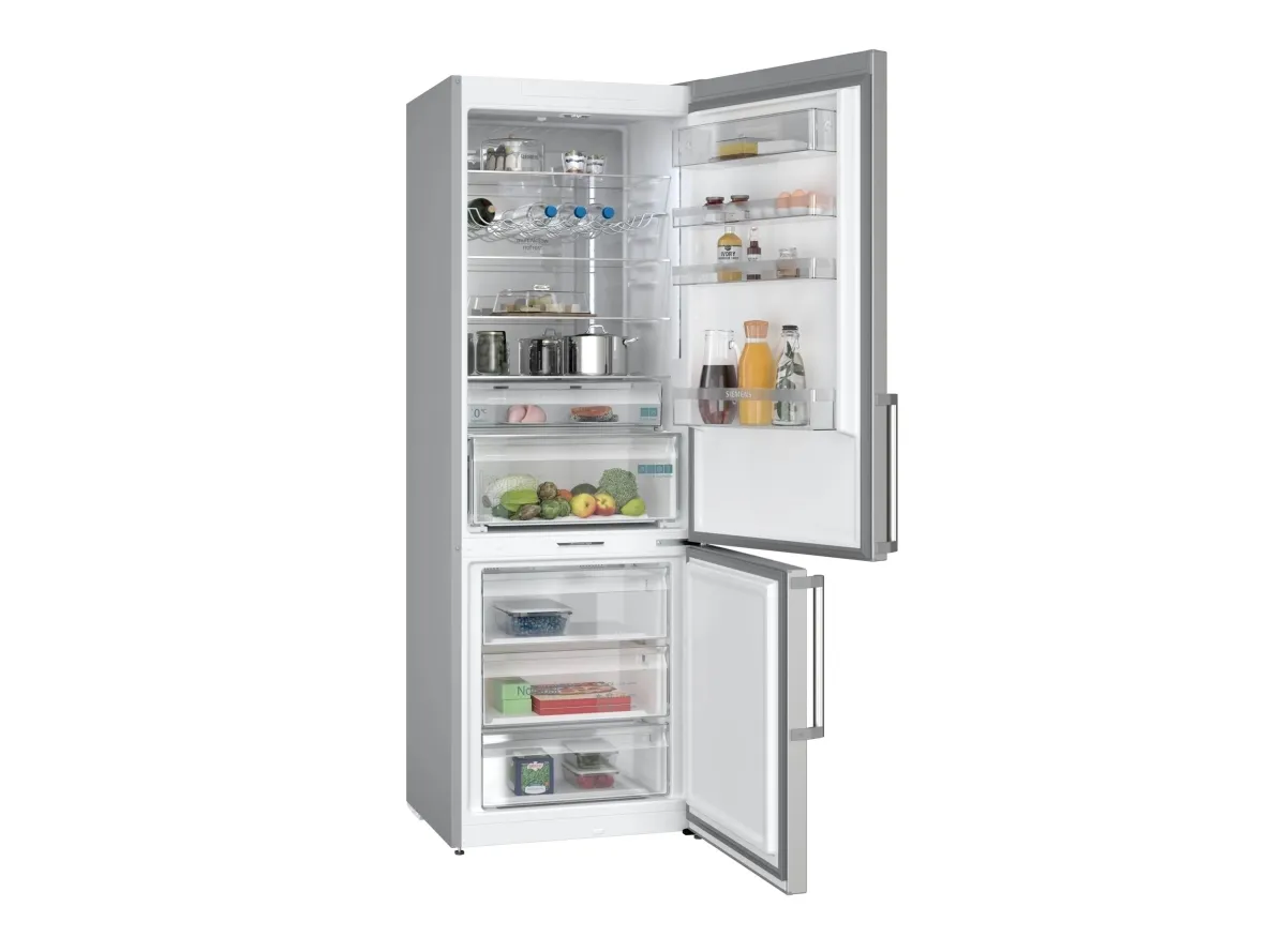 Siemens iQ500 KG49NAICT køle-/fryseskab Fritstående 440 L C Rustfrit stål