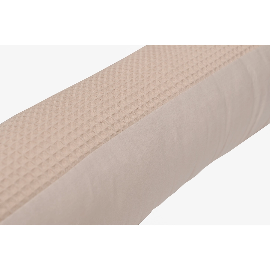Ullenboom Baby-Bettschlange Waffelpiqué Sand 200 cm