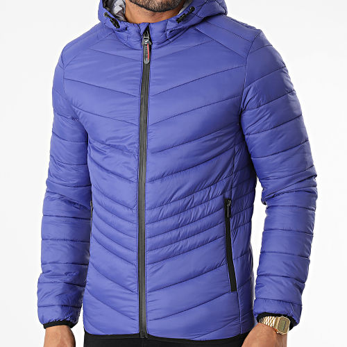 Doudoune Capuche 5048 Bleu Roi