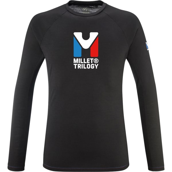 T-shirt randonnée MILLET TRILOGY WOOL TS LS BLACK