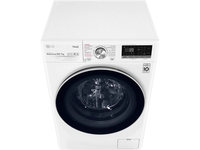 LG Waschtrockner V7WD107H2E 10.5 kg / 7 kg Tumbler zum Waschen und Trocknen in einem