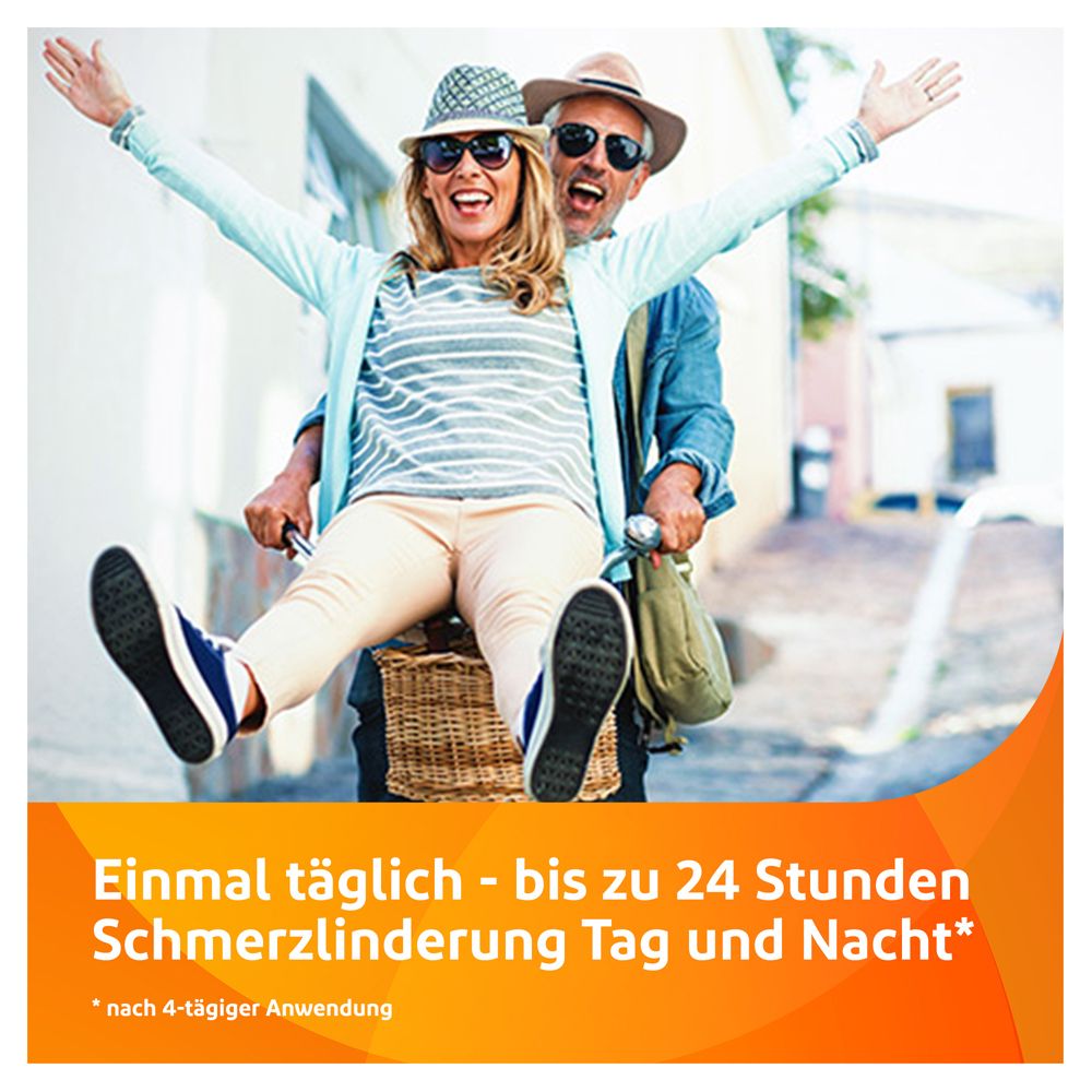 Voltaren 24 Stunden Schmerzpflaster mit Diclofenac bei akuten Muskelschmerzen - Jetzt 20% Rabatt mit dem Code voltaren20 sparen