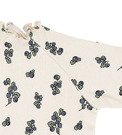 That's Mine Bluse - Rib - Mignonne - Blåeberry