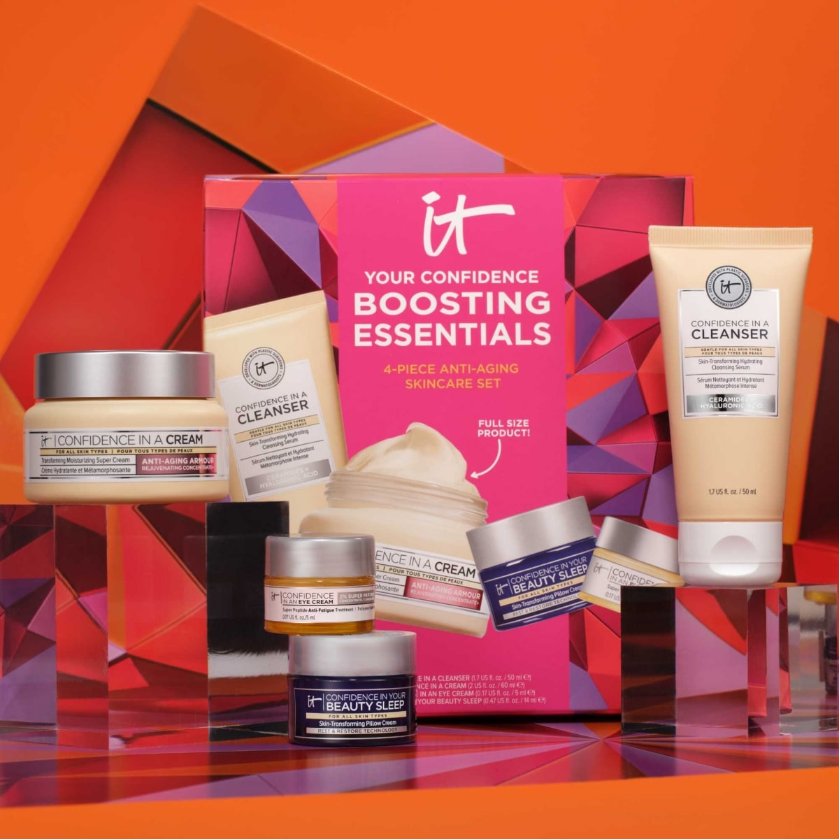 It Cosmetics Confidence in a Cream™ Coffret Soin Visage Anti-Âge