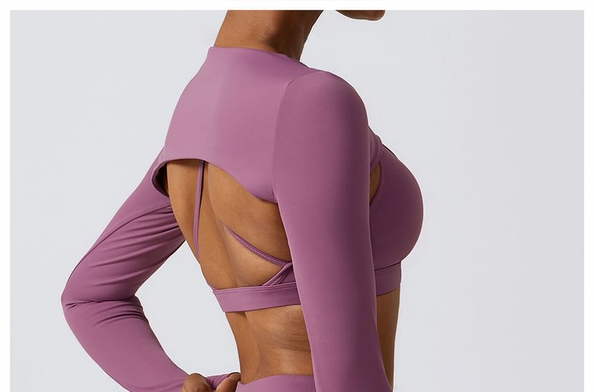 Skinniano - Sportjas met ronde hals en effen kleur