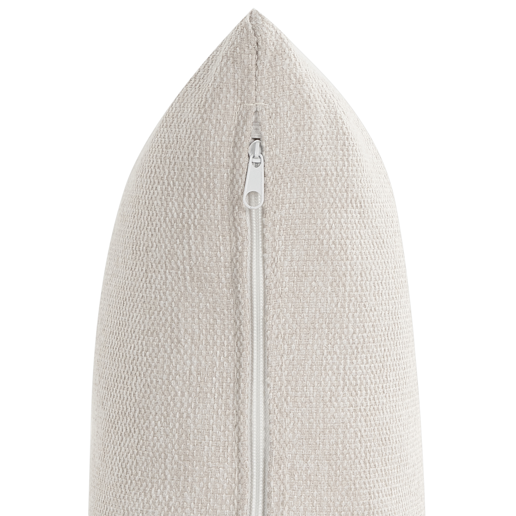 Beliani-SVANSELE-Driezitsbank-Lichtbeige-Linkszijdig-Polyester