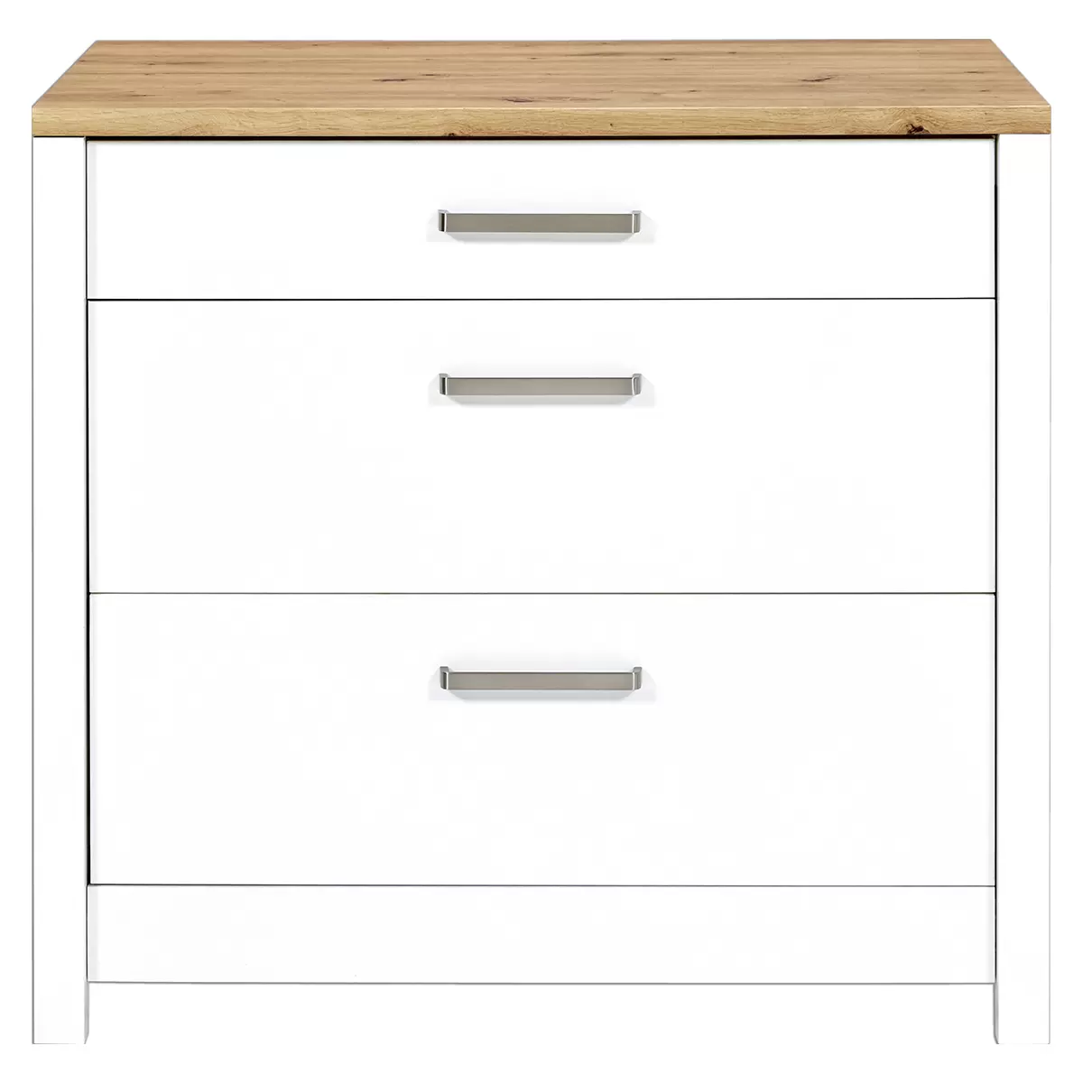 Unterschrank Sicilia Artisan Eiche,weiss