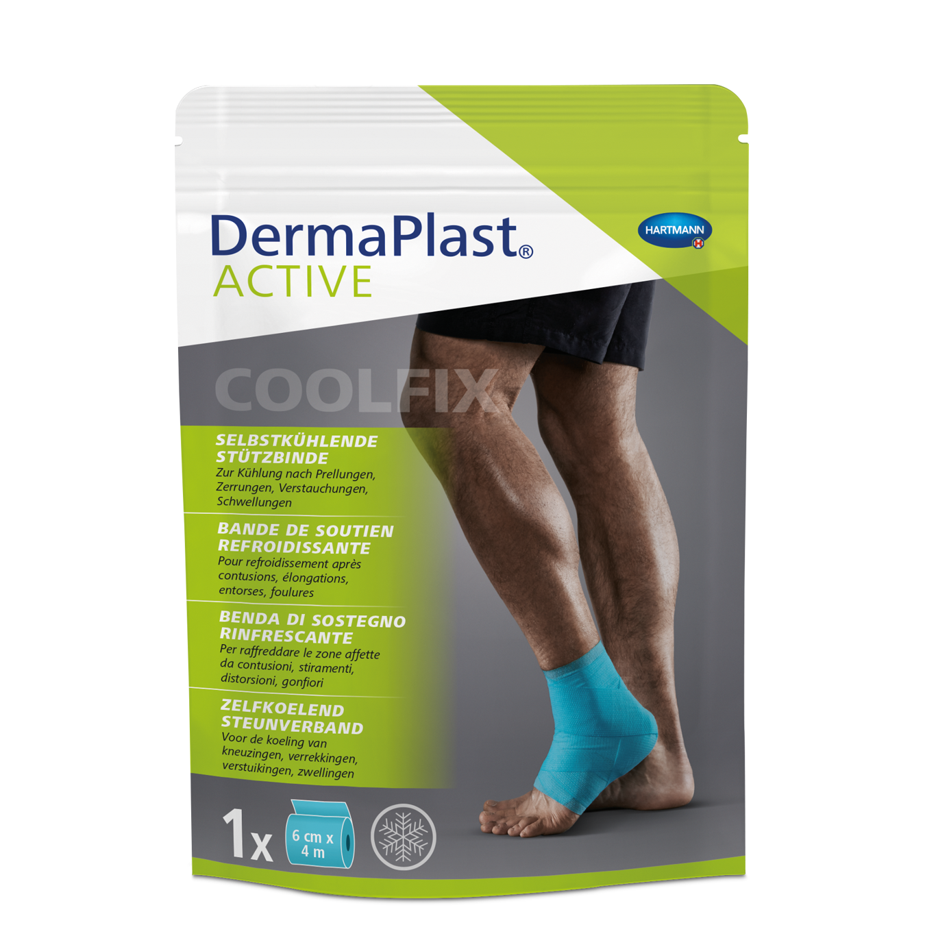 DERMAPLAST Active CoolFix 6cmx4m Btl 1 Stk