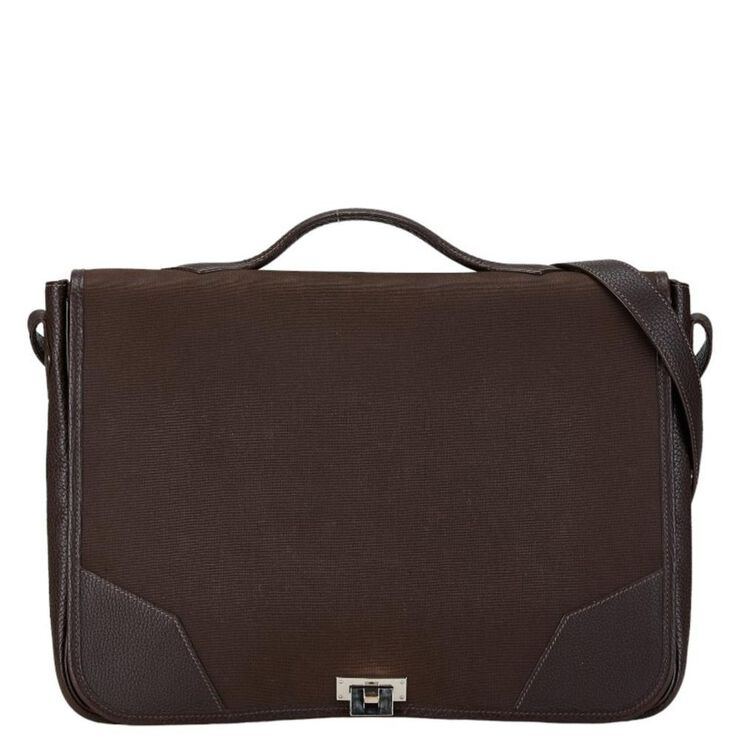 Hermès Vintage Hermès Victoria Brown