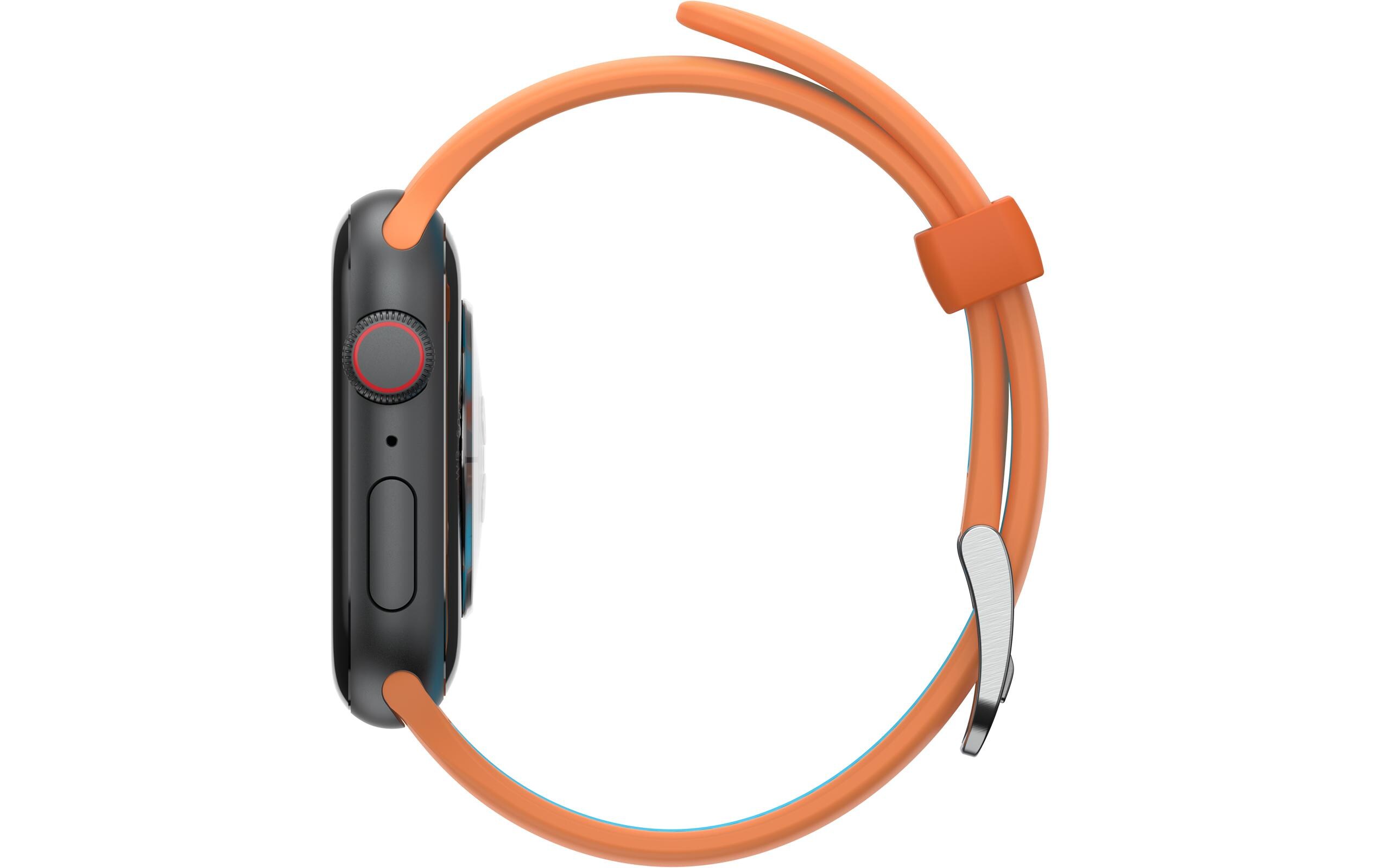 Armband Apple Watch 42 - 44 mm OrangeSilikon-Armband zu Apple Watch 42 und 44 mm