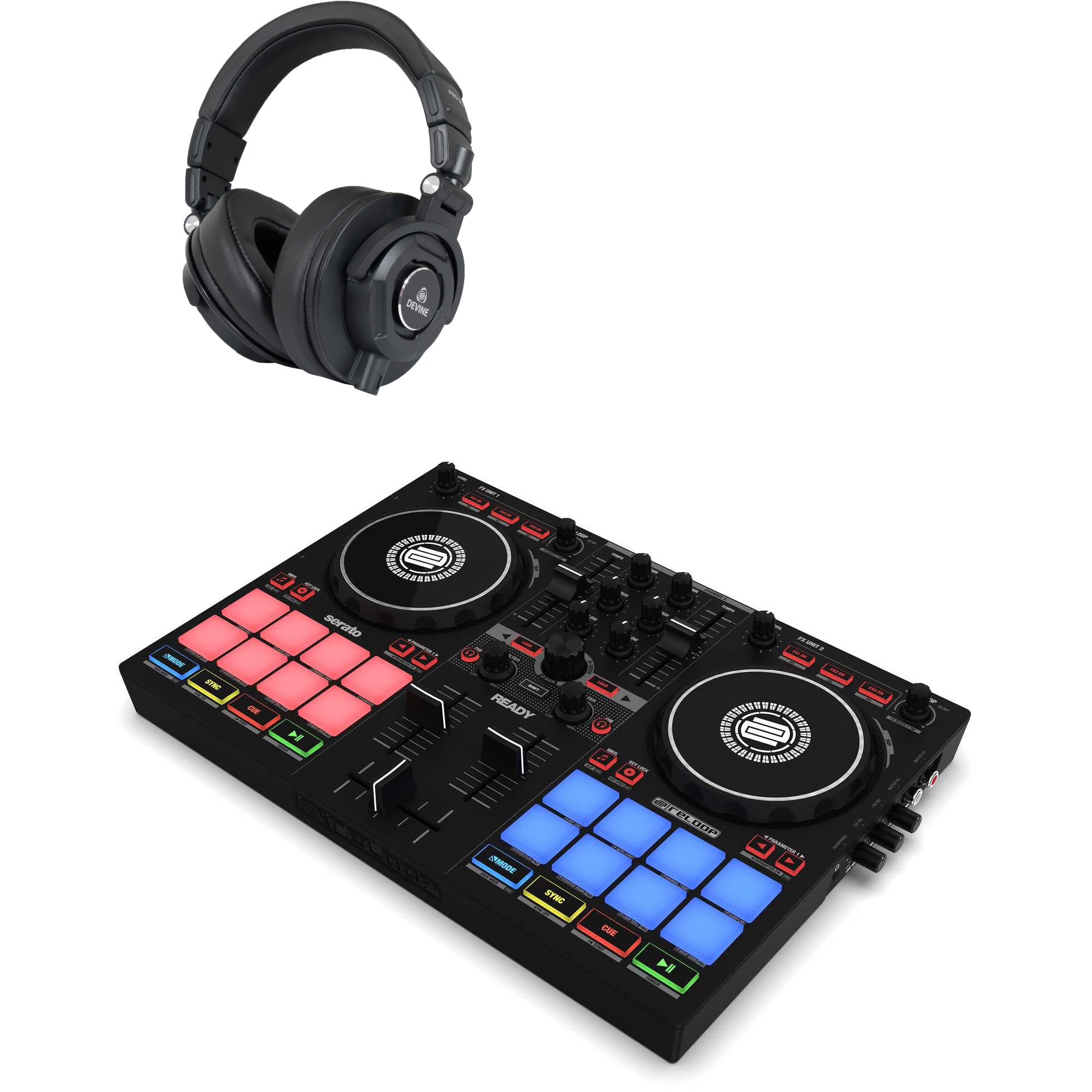 Reloop Ready DJ-starterset met koptelefoon