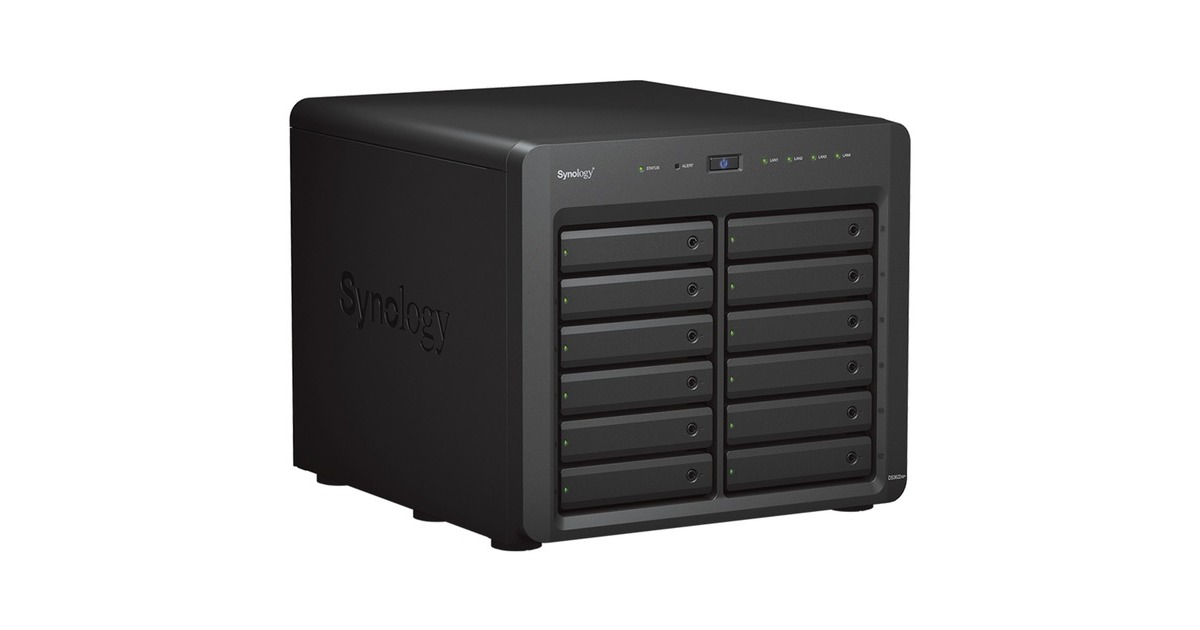 SynologyDiskstation DS3622xs+ nas  (Zwart, USB 3.2 Gen 1)