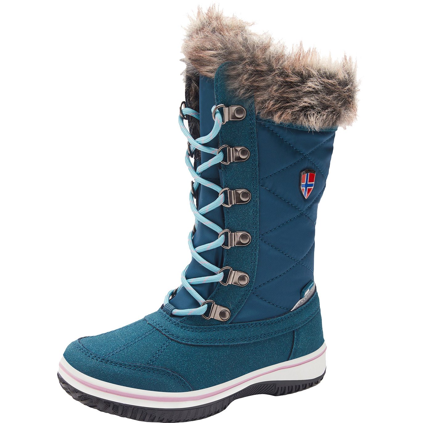 Trollkids Holmenkollen Schneeschuhe Mädchen teal