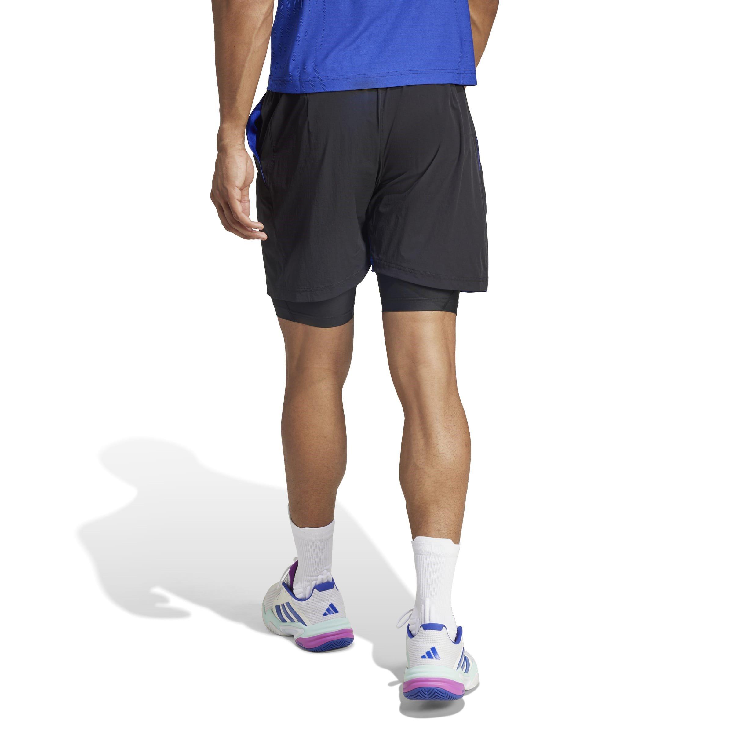 adidas Tennis Shorts and Inner Shorts Set Mens