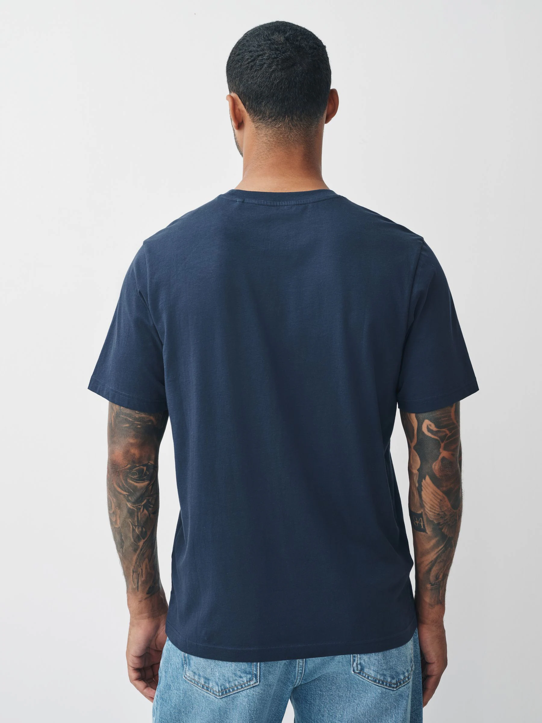 Marineblauw Stormtrooper - Normale Pasvorm - Kerstmis T-shirt met grafische print