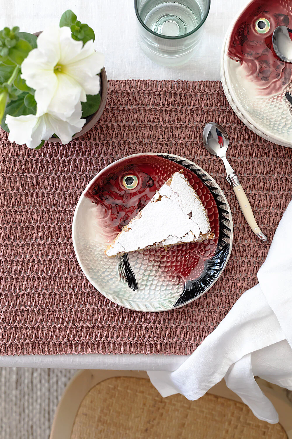 Bordallo Pinheiro  Fish Fruit tallerken - Ø18,5 cm.