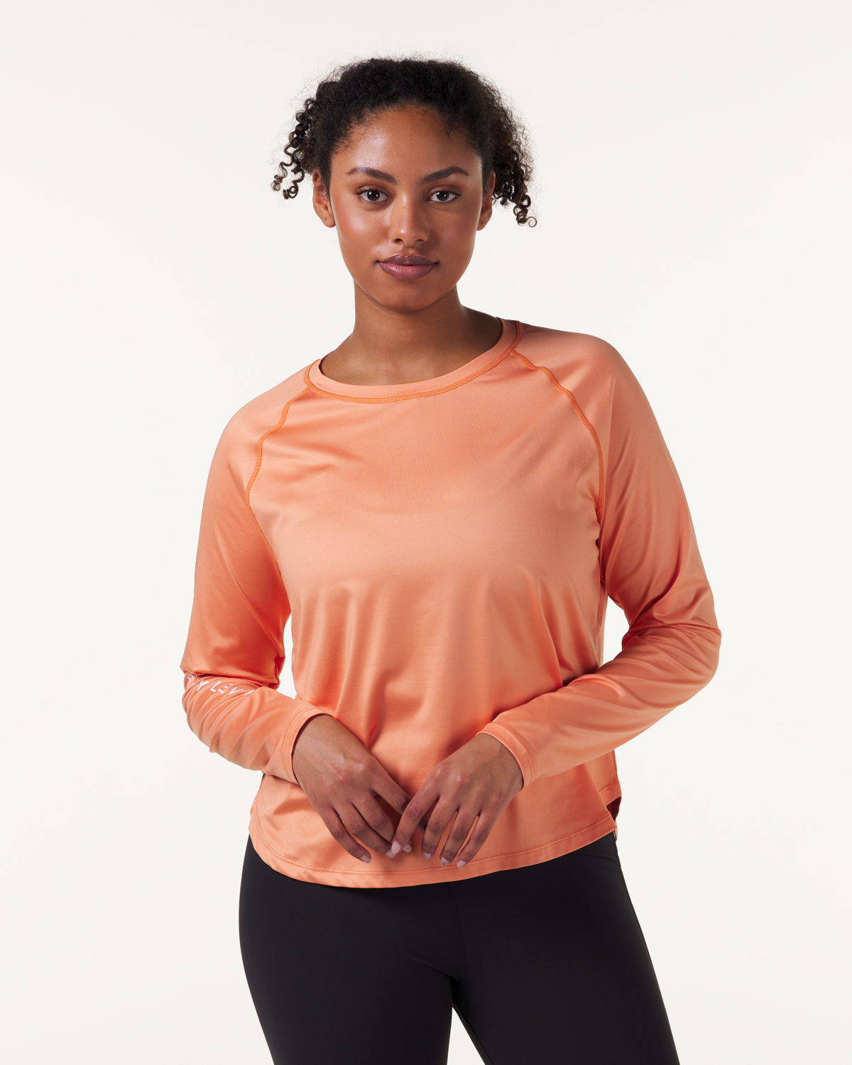 LEVITY Line Up Long Sleeve Orange Coral
