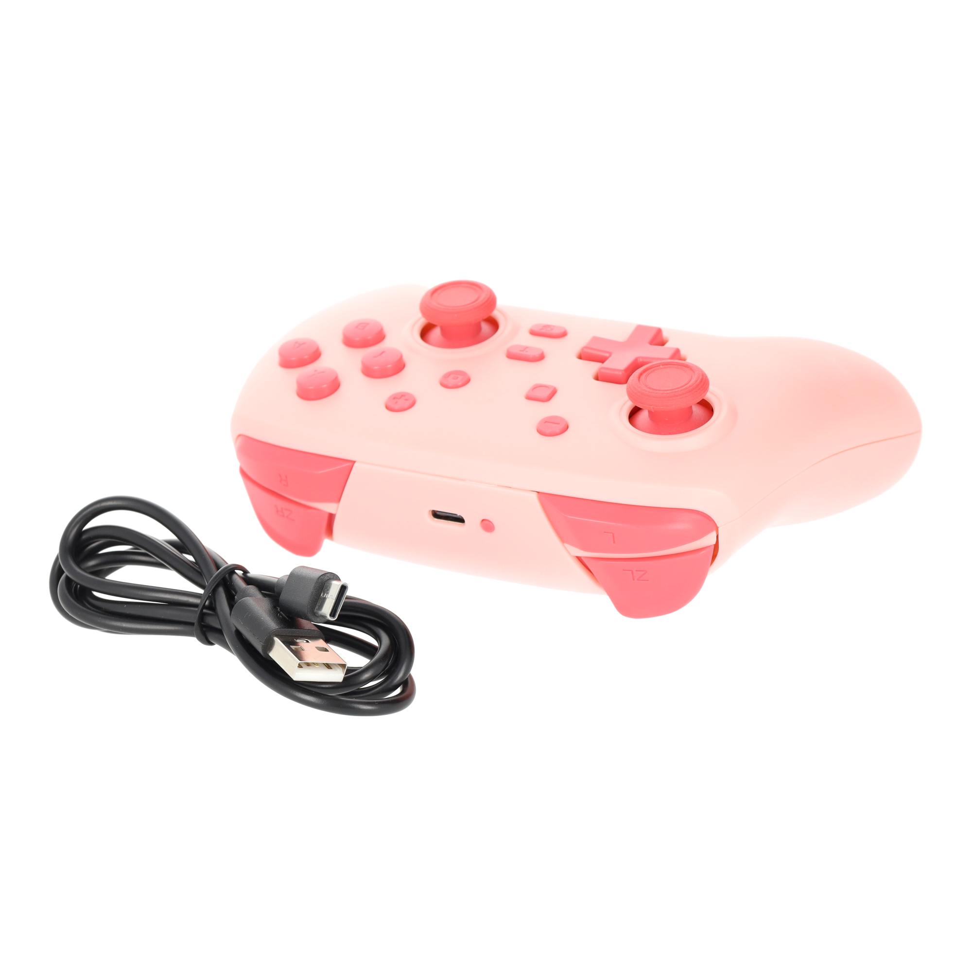 Wireless Bluetooth Game Controller mit Back Paddles für PS4 / Nintendo Switch / Switch 2 / PC / iOS / Android - Rosa