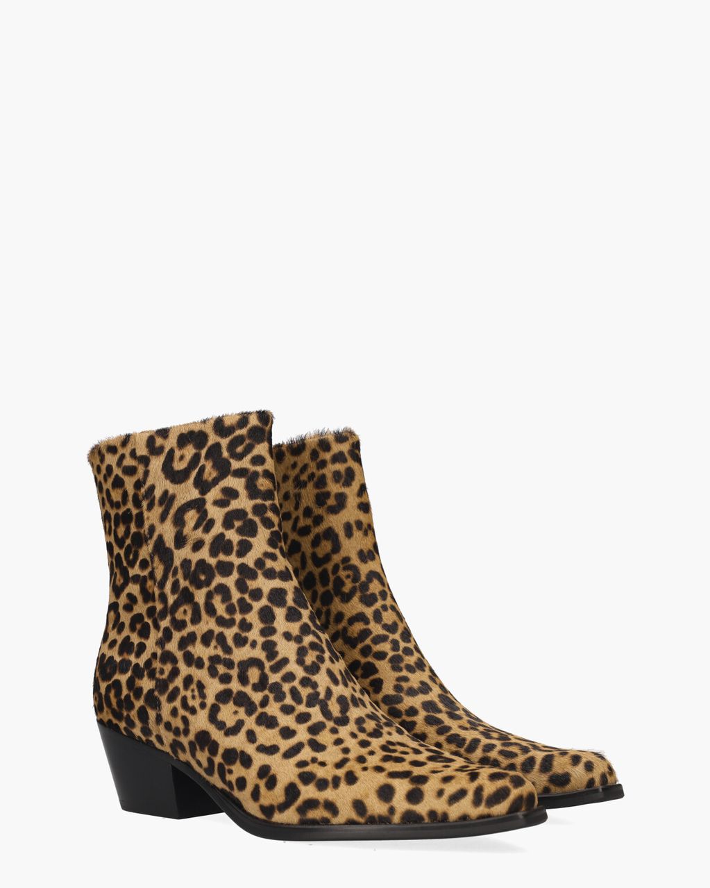Vivian Ray Ulyana Bruin/Zwart Dames Enkelboots