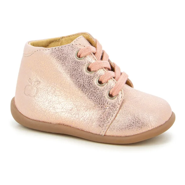 Pom d'Api Bottillons Stand Up | Or rose