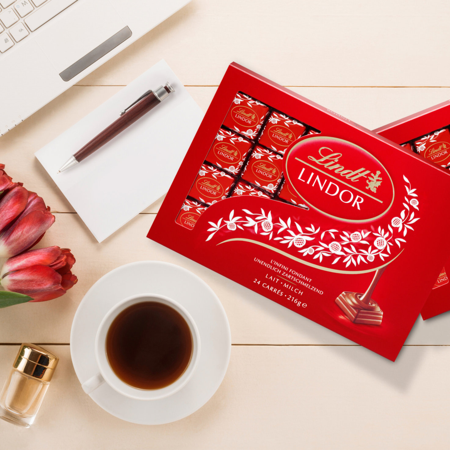 Lindt Lindor Carrés Milch