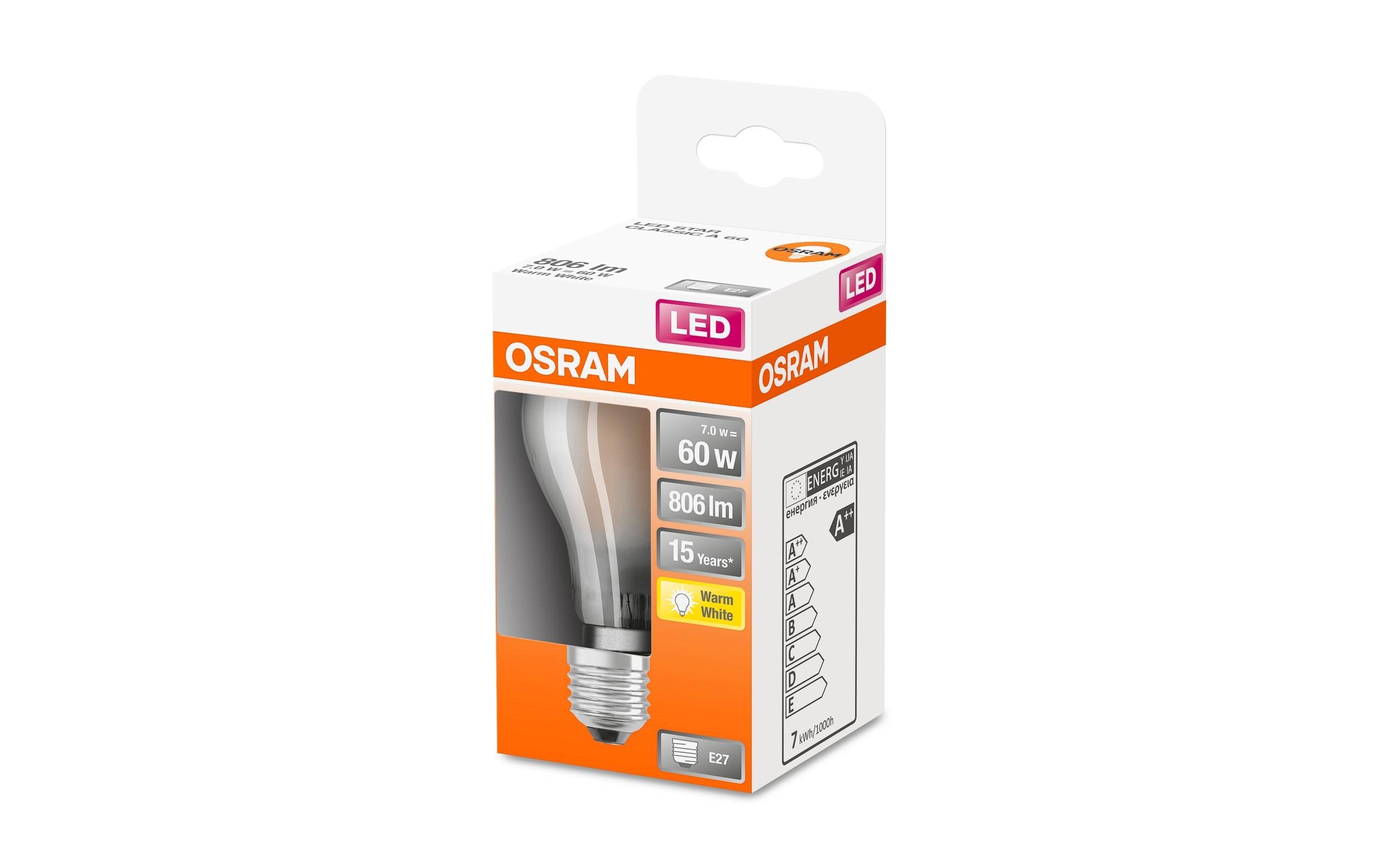 Lampe Star Retrofit, 7W, E27, WarmweissLED-Leuchtmittel