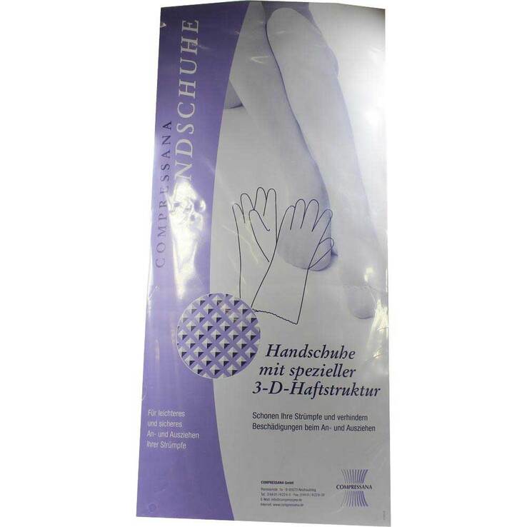 Compressana Gummihandschuhe Größe 2 farbig, 2 St
