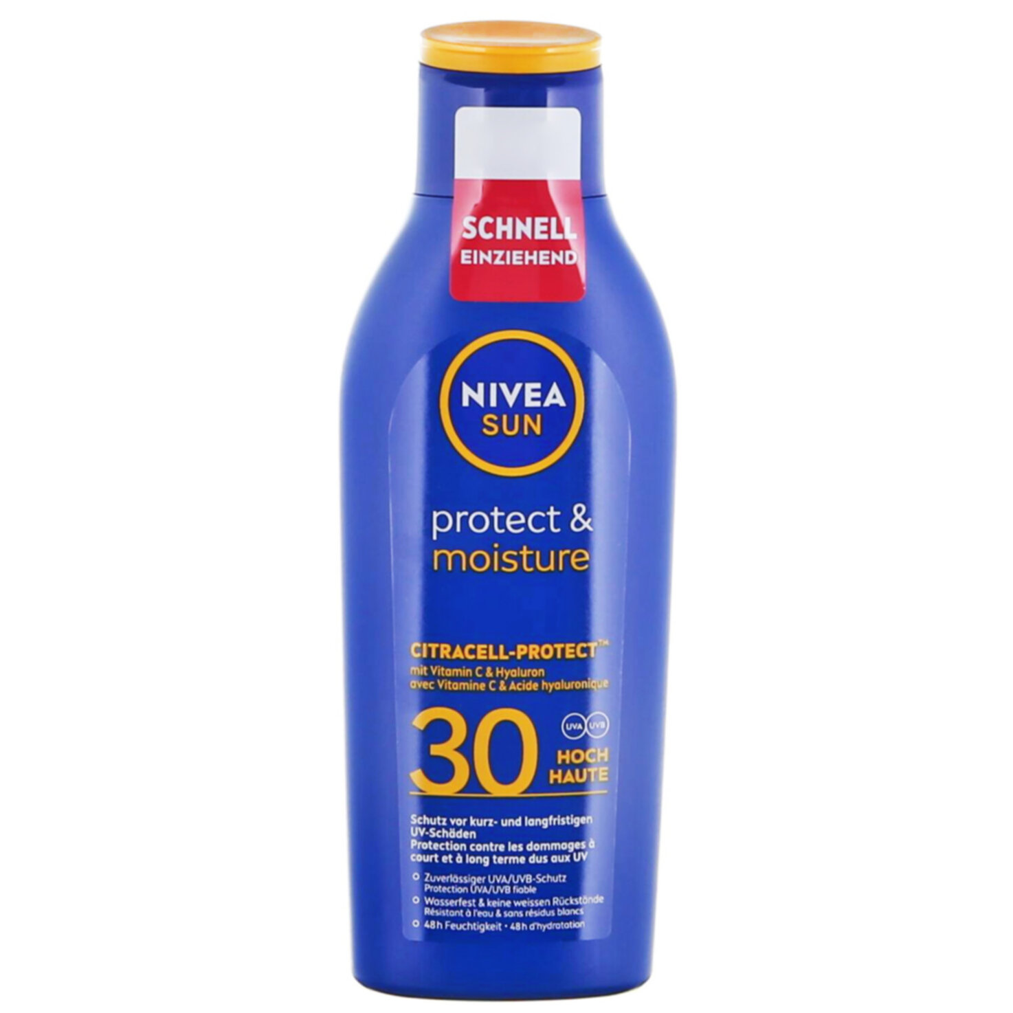 NIVEA Protect & Moisture Sonnenmilch LSF 30 (200 ml)