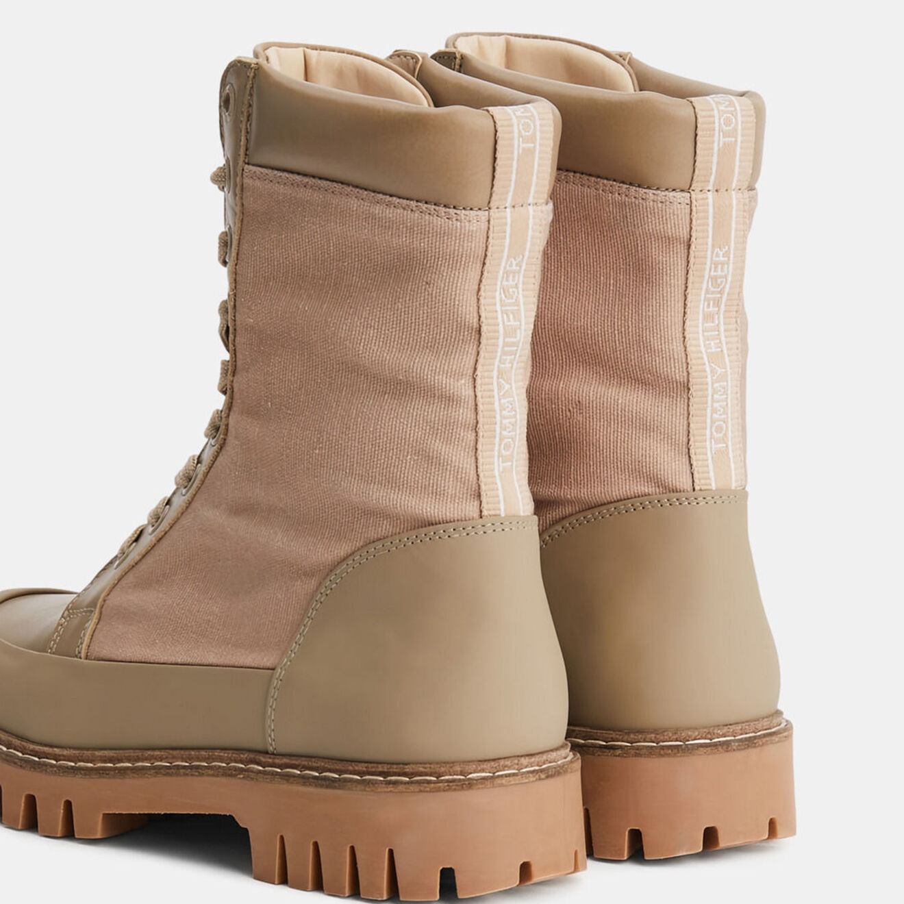 Tommy Hilfiger Boots Casual Lace Up beiges