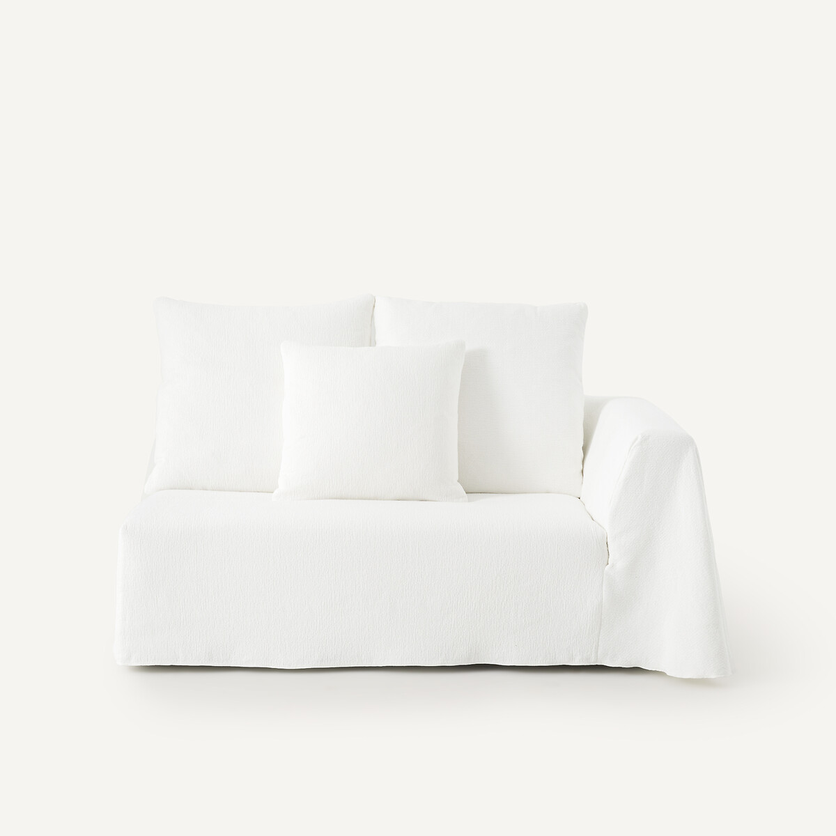 OTTO STUDIO PARA AM.PM<br>Meio sofá em algodão cânhamo, Chill