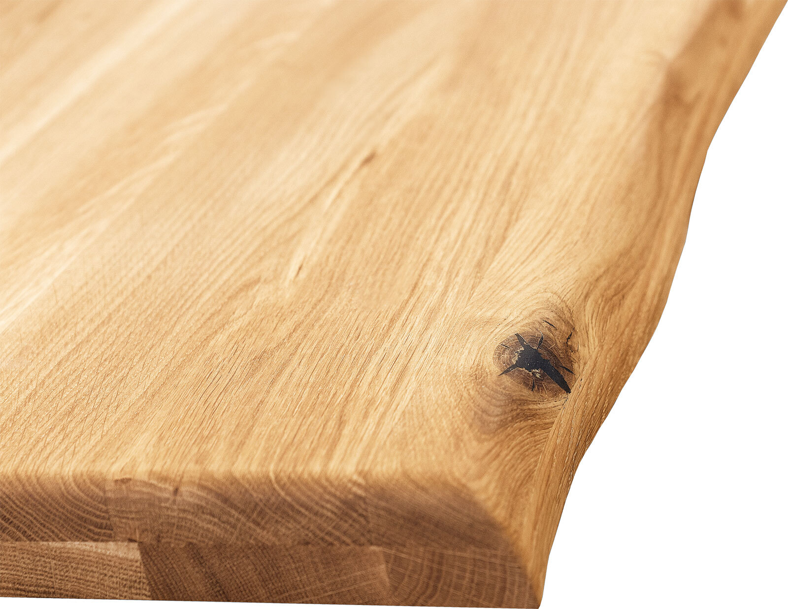 VALMONDO Esstisch TARVOS 200x100 cm Eiche/schwarz