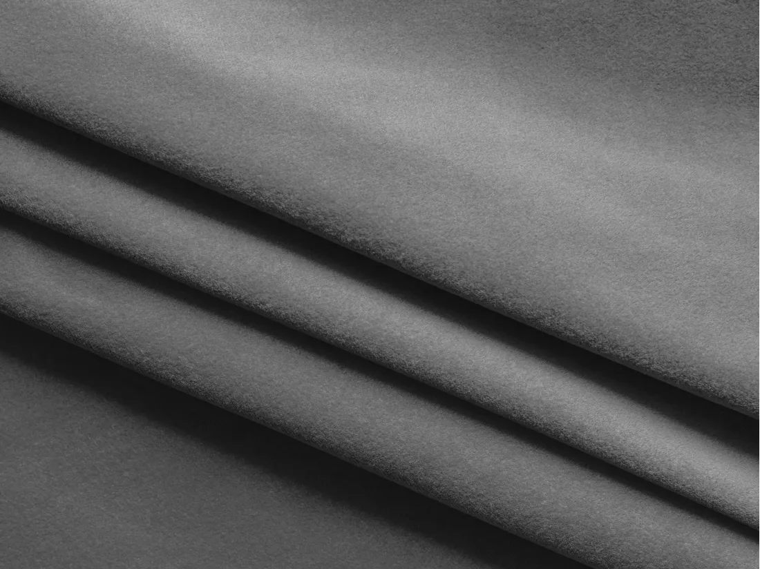 Canapé d'angle modulable en velours - gris - EKAHI
