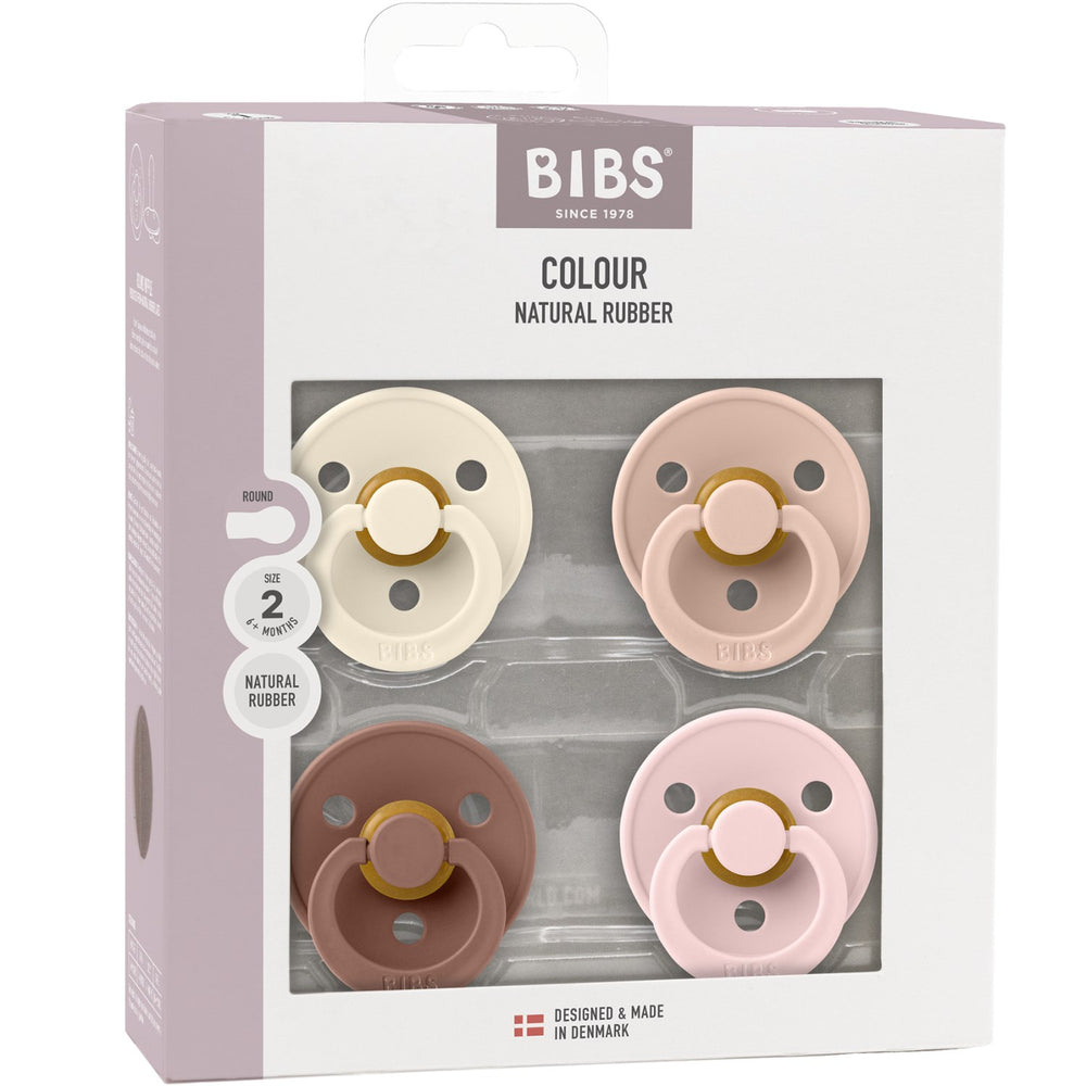 Køb Bibs Ivory/Blush Colour 4-pak Latex Ivory/Blush/Woodchuck/Blossom
