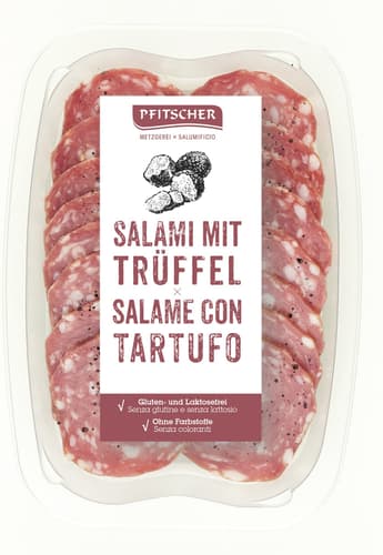 Pfitscher Trüffel-Salami geschnitten