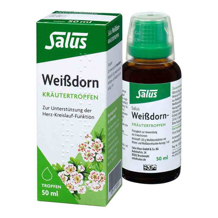 Weissdorn Kräutertropfen Salus, 50 ml