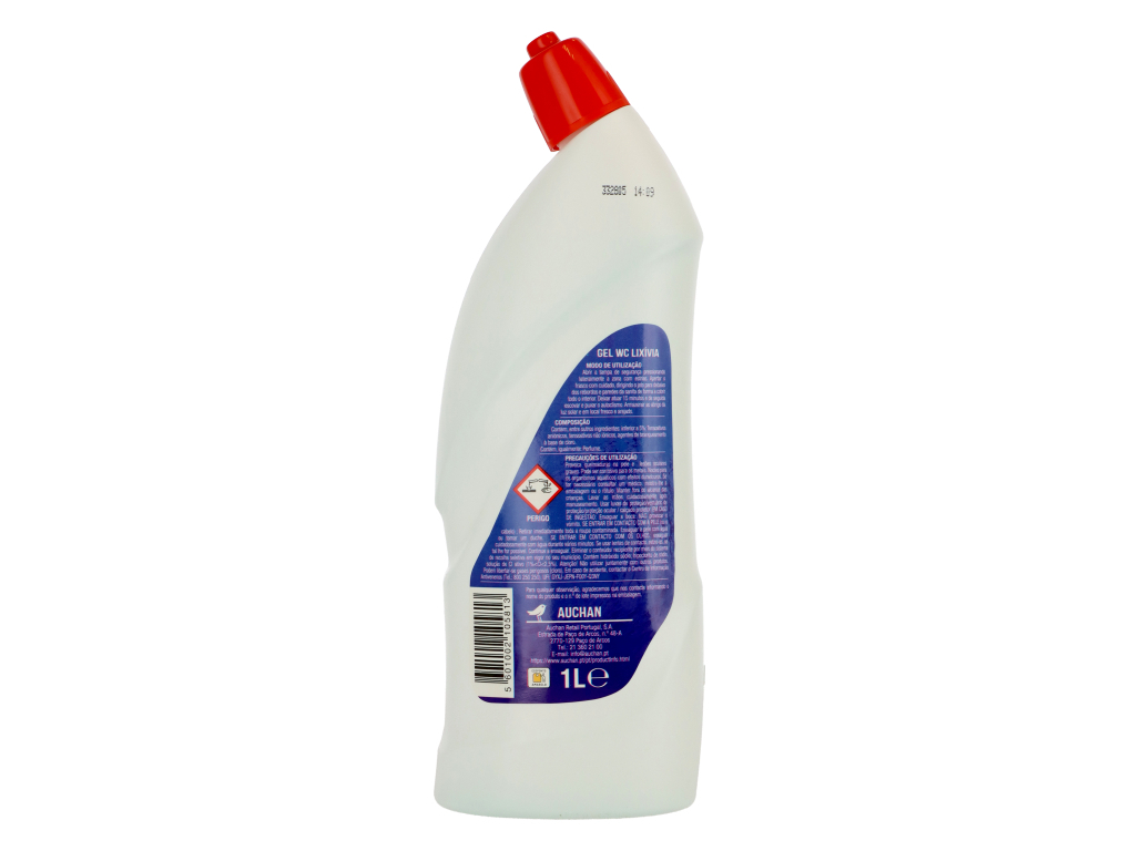 GEL AUCHAN SANITÁRIO COM LIXÍVIA 1L