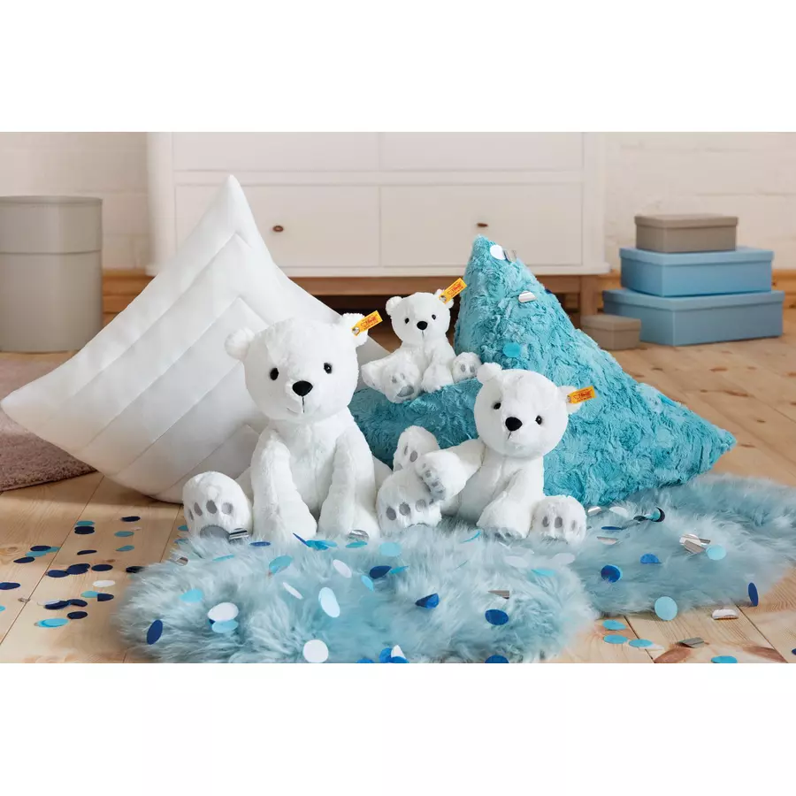 Steiff Soft Cuddly Friends Lasse Eisbär, 28 cm