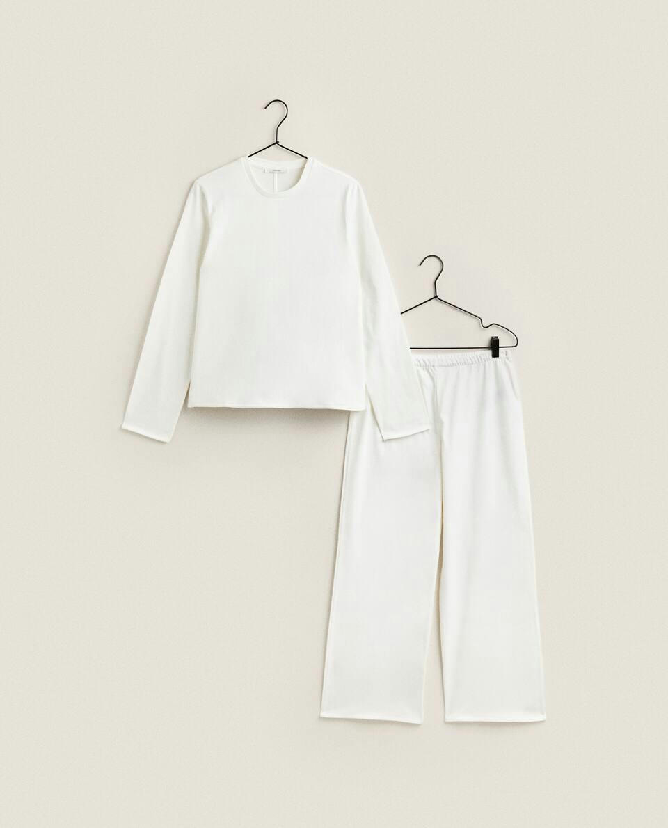 Conjunto de pijama de algodão